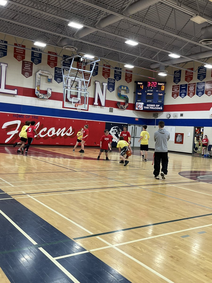 SPCSSFalcons's tweet photo. So exciting to see Little NBA back!! Thank you for organizing @redstorm1979 #falconfun https://t.co/p43egrAshN