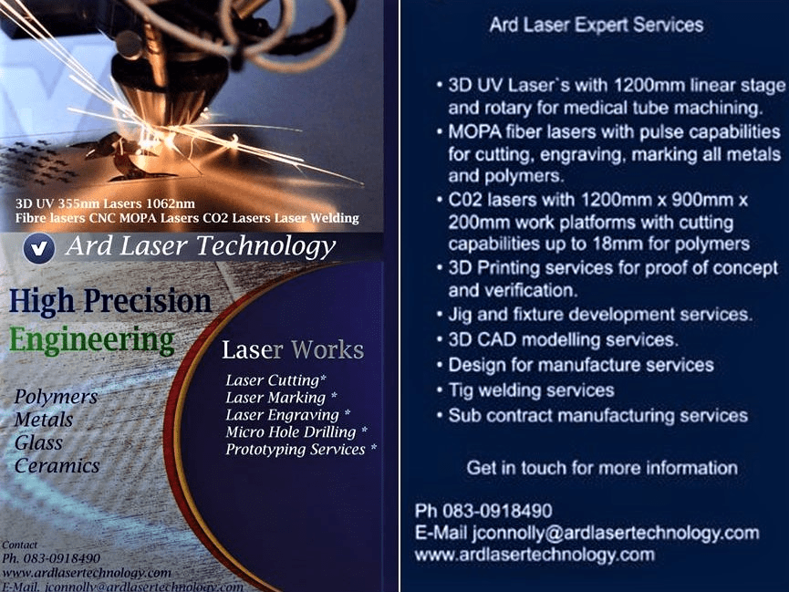 ardlaser's tweet photo. We are expanding our services with our new UV tube laser marking and Fiber laser welding capabilities. Specialising in medical device tube marking and ablation services. https://t.co/IUDiuEYIVJ