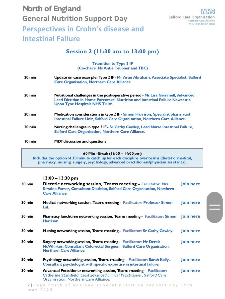 researchactive's tweet image. Delighted to contribute to the North of England General Nutrition Support day on Surgical considerations in complex Crohn’s disease - 19th May 
@SimonLal_12 @SalfordCO_NHS #intestinalfailure