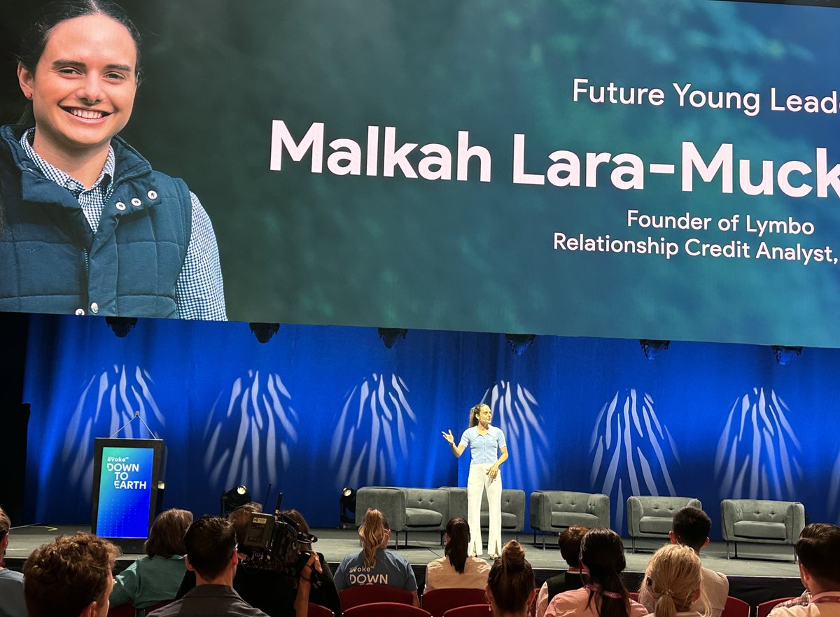 AgFunder's tweet photo. Future Young Leader Malkah Lara Muckenschnabl kicks off day 2 at @evoke talking barriers to finding a job in agriculture and her ‘dating app’ for jobs ‘Limbo’ which connects the agribusiness’ next gen with roles in agriculture. 

#evokeag #agriculture @AgriFuturesAU https://t.co/ZJPnWCEBSr