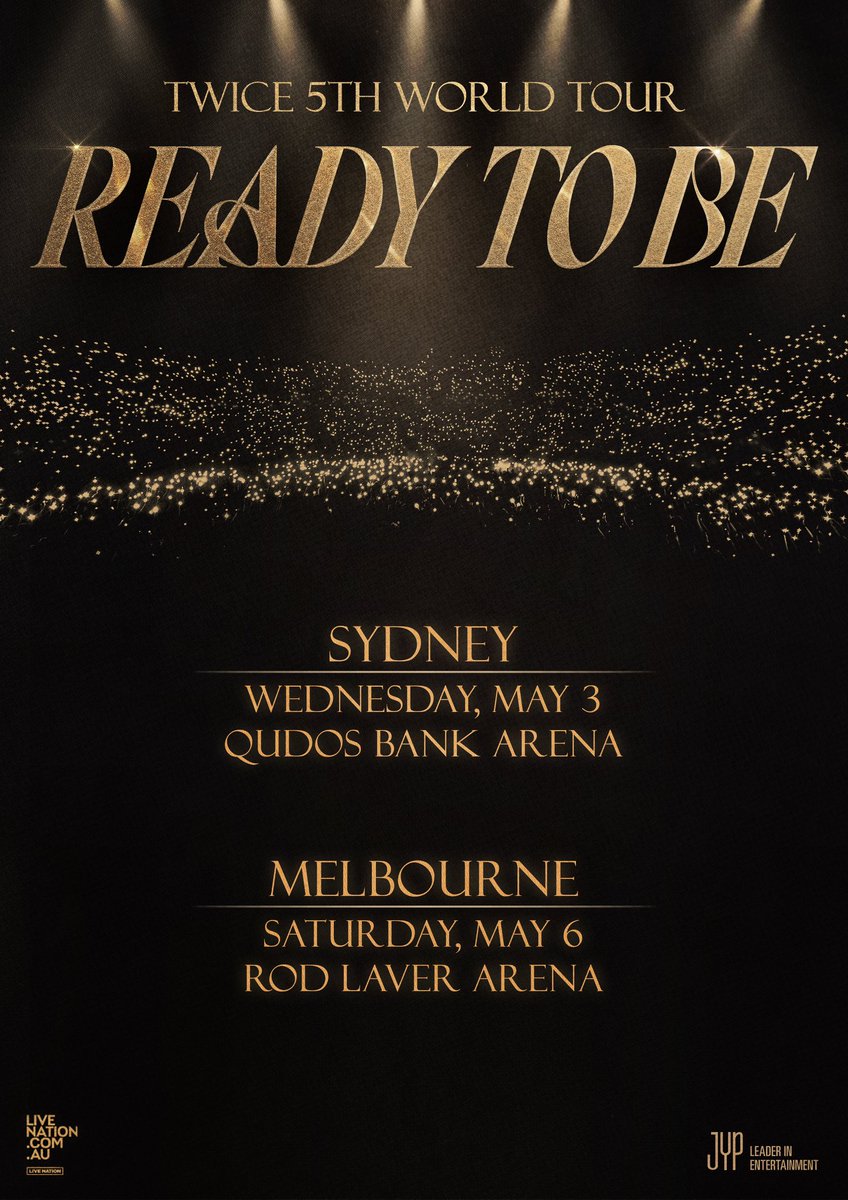 🎤 TWICE merchandise at Rod Laver Arena, Melbourne 2023! Come and