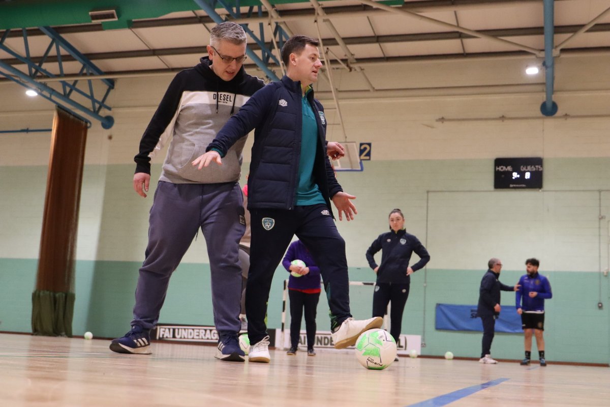 Simon Walsh (@siiwalsh) on Twitter photo Back to Coach Ed tonight for the FAI Futsal D Licence in Gormanston following the 12 Week FAI Underage Club Futsal Programme โ
๏ธ
A lovely mix of FAI Staff, FAI Aux. Coaches, Club Coaches from the programme & External Coaches ๐ฏ
<a href="/m_perciavalle/">Martin Perciavalle</a> <a href="/gemma_002/">Gemma Murphy</a> @GrahamKane19 Back to Coach Ed tonight for the FAI Futsal D Licence in Gormanston following the 12 Week FAI Underage Club Futsal Programme โ
๏ธ
A lovely mix of FAI Staff, FAI Aux. Coaches, Club Coaches from the programme & External Coaches ๐ฏ
<a href="/m_perciavalle/">Martin Perciavalle</a> <a href="/gemma_002/">Gemma Murphy</a> @GrahamKane19