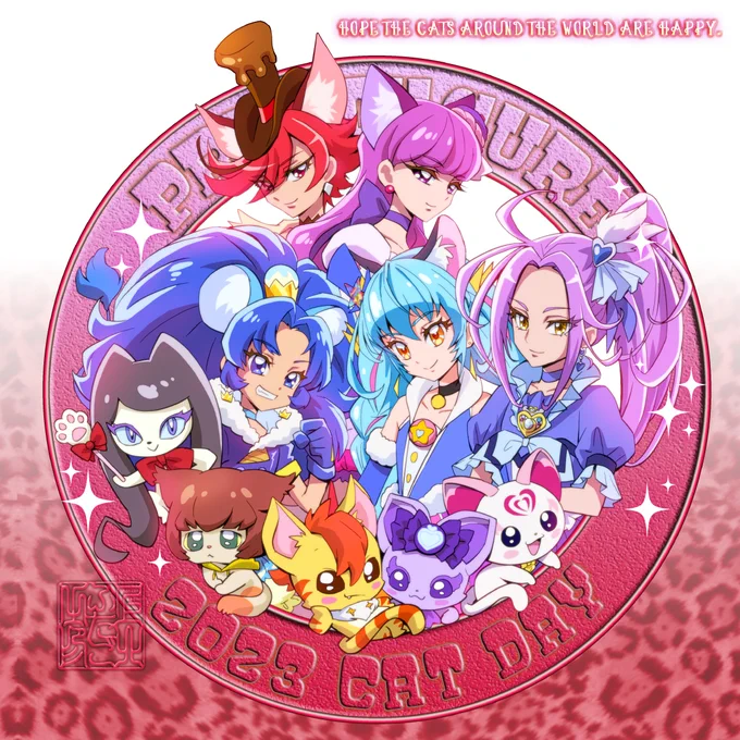 2月22日は【#猫の日】プリキュアシリーズのネコたちニャンコの群れに、恒例ワンコ混在あしからずそして…ニャトランHappy Birthday#ねこの日 #にゃんにゃんにゃんの日 