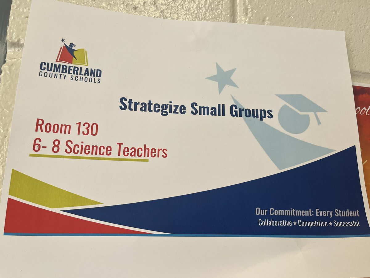 TaliciaLSmith's tweet photo. CCS teachers are the best and Science teachers are the best of the best. Spending the day analyzing, strategizing and creating action plans for student success. #CCSleads #CumberlandCoSchools #DBMS_Hawks https://t.co/O6C08Vbuwz