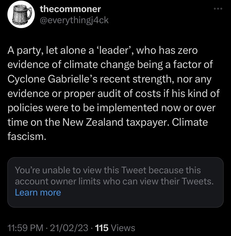 thecommoner1215's tweet photo. This is what “democracy” in New Zealand now looks like. Remember: @NZGreens are the most strident political party in regard to turning your lives upside down for the worse based on shaky data, ideologues, and unaudited policy costs. They want nothing but obedience and compliance. https://t.co/S2Abt8NkMX
