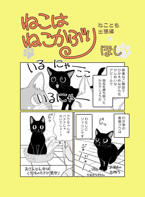 にゃんにゃんにゃんの日
ねこ漫画雑誌に描いたリレー漫画です🐈‍⬛🐈‍⬛🐈‍⬛
#猫の日
#黒猫
#猫のいる生活 