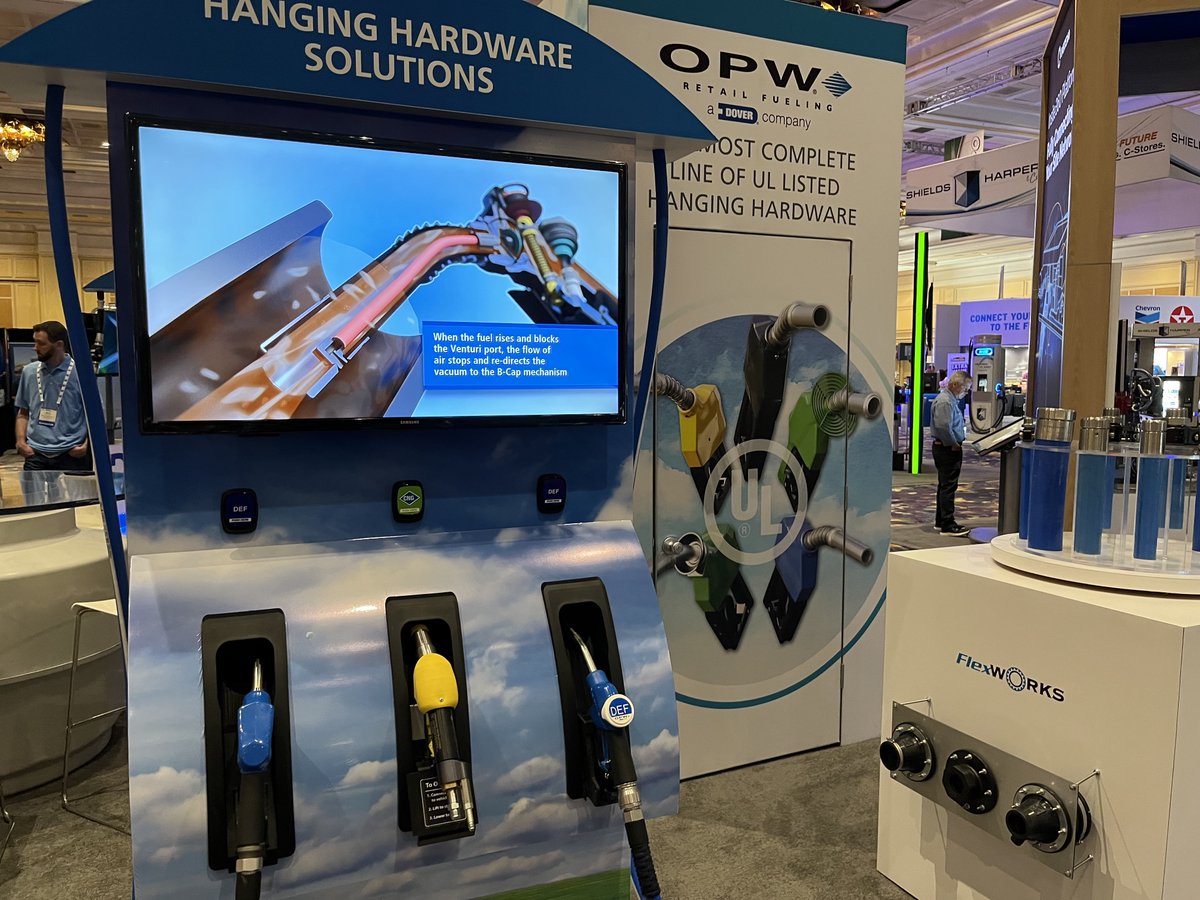 opwretailfuel's tweet photo. Interested in learning more about our 14HC High-Flow Diesel-Capture Nozzles? Say no more! Join us in Booth 514 at the #WPMAExpo and learn more about the latest addition to the 14 Series clean fueling family. #DefiningWhatsNext https://t.co/XMAQ4MlHg3