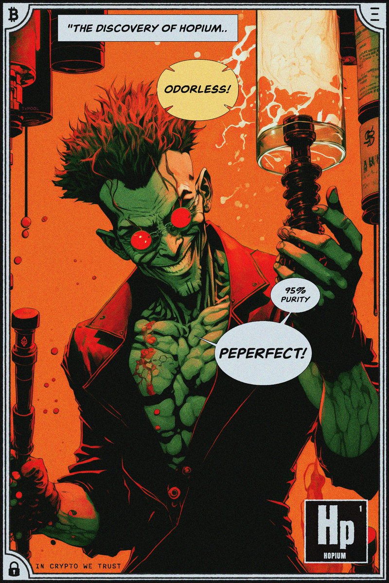 🌟 Wanted to thank all who have collected the Hopium meme lab card from the bottom of my heart!

9000 Ed. were minted in 6.52 Hours!

Massive thanks to <a href="/punk6529/">6529</a> <a href="/6529er/">6529er</a> <a href="/teexels/">teexels</a> who made the whole process run flawlessly!

✨🫵💯👑💯🫵✨

opensea.io/collection/mem…

<a href="/6529Collections/">6529 Collections</a>