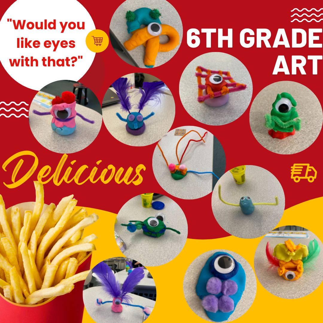 "The eyes have it" in Adelina's 6th Grade class!  We love art here at PCS and these are some amazing 3-D sculptures!!!  

#art #eyes #grade #class #love #amazing #3D #sculpture <a href="/LACMA/">LACMA</a> #learning #6thgrade #students #education #clay #cute #delicious #design #fun #crafts #CulverCity