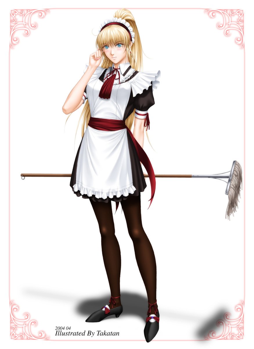 オリジナルキャラのフェリシアちゃん古いメイド仕様と今描いてる同人漫画のメイドさんその1と2。
メイドさん好きだけど数枚しか描いてない感じ。😧
メイドさんほしい～。😣
でもメイドさんの為に自分で部屋を掃除しそう...😅

#これを見た人はメイドをTLに放流しよう 