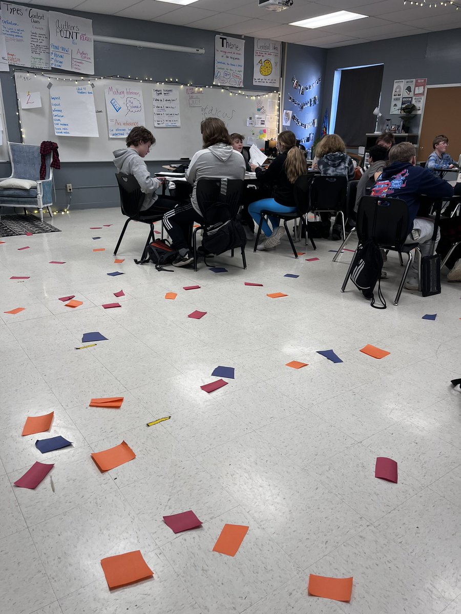 Want to make review stations fun?! Use the floor is lava game as a way to guide and assign students to different stations.