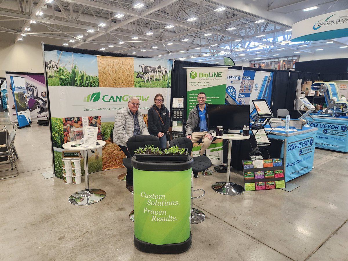 CangrowCrop's tweet photo. Be sure to visit the CanGrow & BioLiNE team at the Ontario Fruit & Vegetable Conference over the next 2 days at Booth 533 to learn how we can support both yield & quality in your crop #OFVC23 https://t.co/AJvqDfluwk