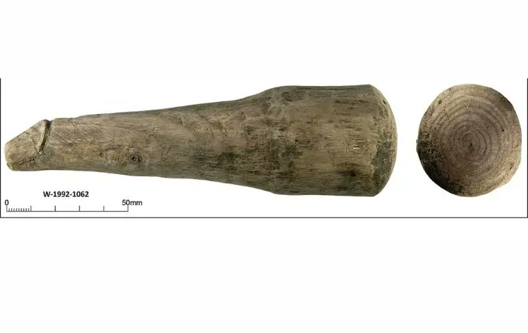 redhistoria's tweet photo. Descubren un consolador de la Antigua Roma del siglo II d.C. en el muro de Adriano (Inglaterra).
Con 16 centímetros de longitud, el consolador de madera fue descubierto en el fuerte romano de Vindolanda, en el Muro de Adriano (Inglaterra). https://t.co/si3OPO7UNW