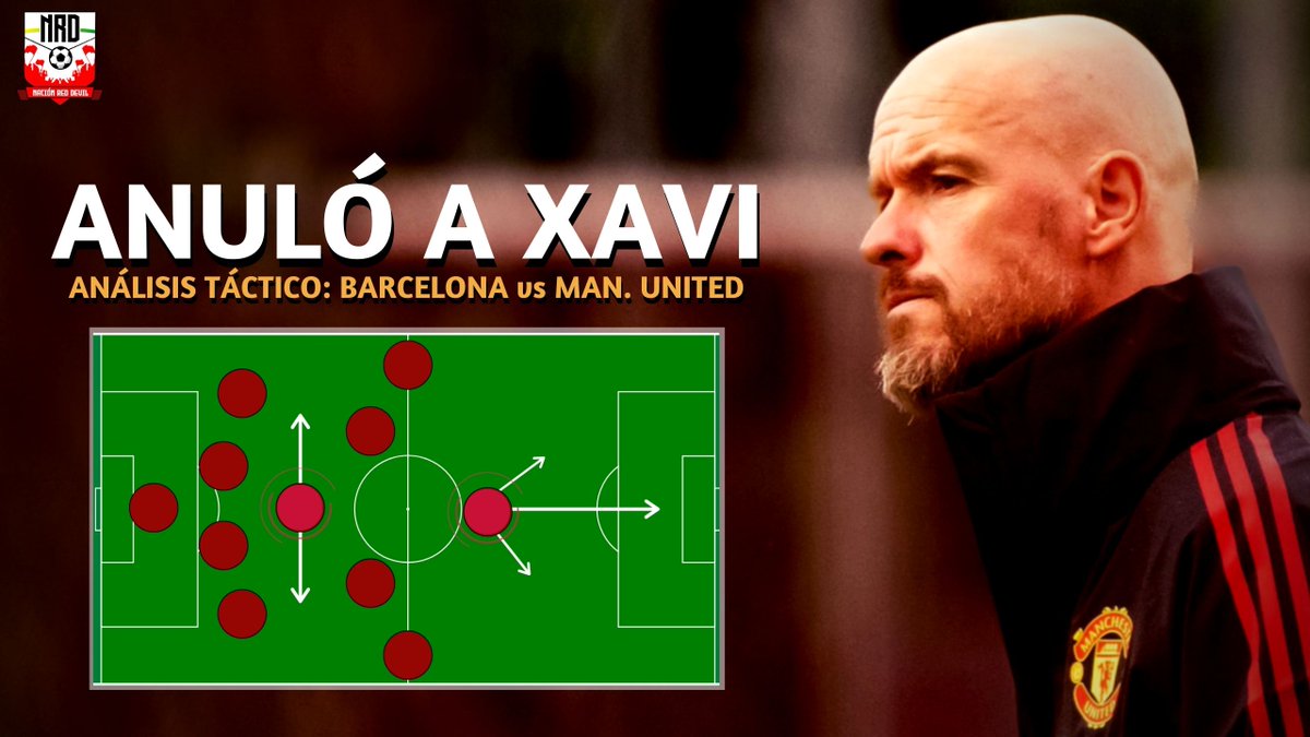 reddevilnacion's tweet photo. 🔴 NUEVO VIDEO
👉 https://t.co/geGuL4zz73

Ya se respira otro #ManUtd vs #FCBarcelona por eso analizamos en profundidad como #ErikTenHag anuló la estrategia de #Xavi en el Camp Nou 🛑

Sistema defensivo y cómo #MarcusRashford fue indetectable 😶‍🌫️

#NacionRedDevil | #MUFC https://t.co/R65Vg2EpH0
