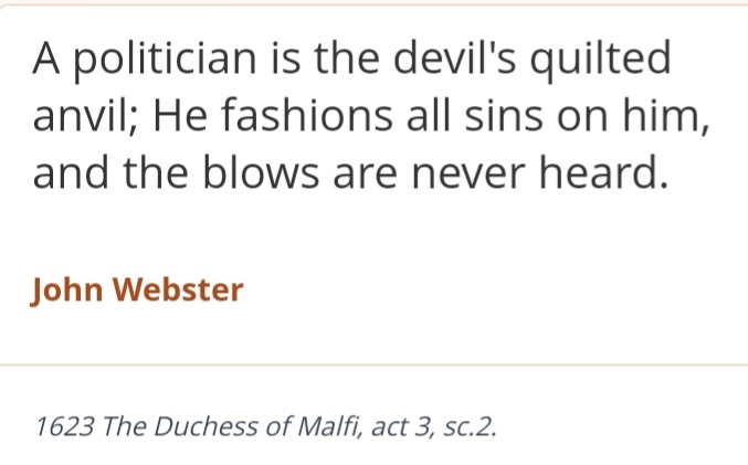 Was watching play of The Duchess of Malfi with my daughter who is studying it, and this quote stuck in my head as being as apposite today as it was in the early 17th Century  #sciencefunding