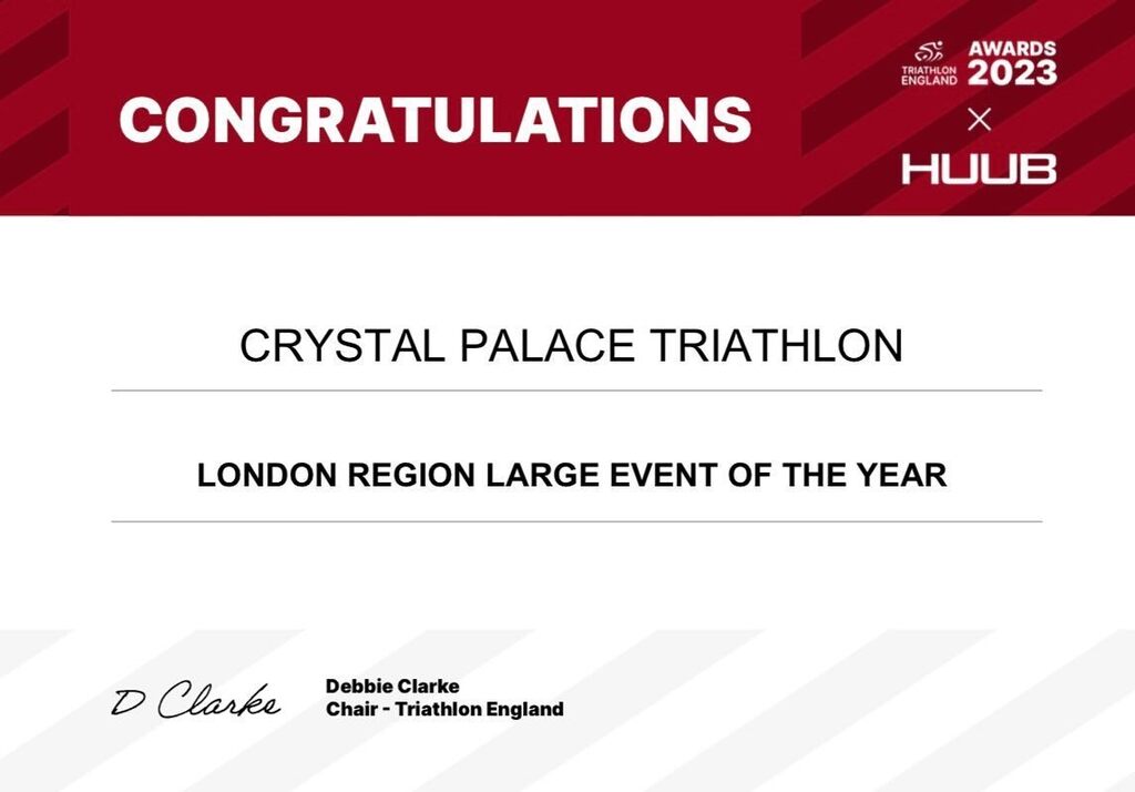 🎉🎉WINNERS🎉🎉
We're unbelievably happy to announce that we have been awarded the London Large Event of the Year award!

If that's not a reason to join us again for this year's race, what is? 
-
-
-
#triathlonengland 
#triathlon #triathlete #worldtriath… instagr.am/p/Co8Q5AcISo1/