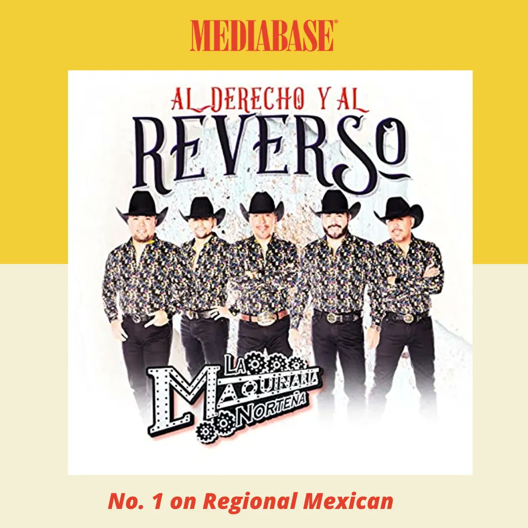 Congratulations to <a href="/la_maquinaria/">La Maquinaria Norteña</a> for their New No. 1 hit with “Eres Ese Algo” on the Mediabase Regional Mexican Music Chart. Click the link in our bio to listen to all our New No. 1 hits!

#mediabase #RegionalMexican #radio