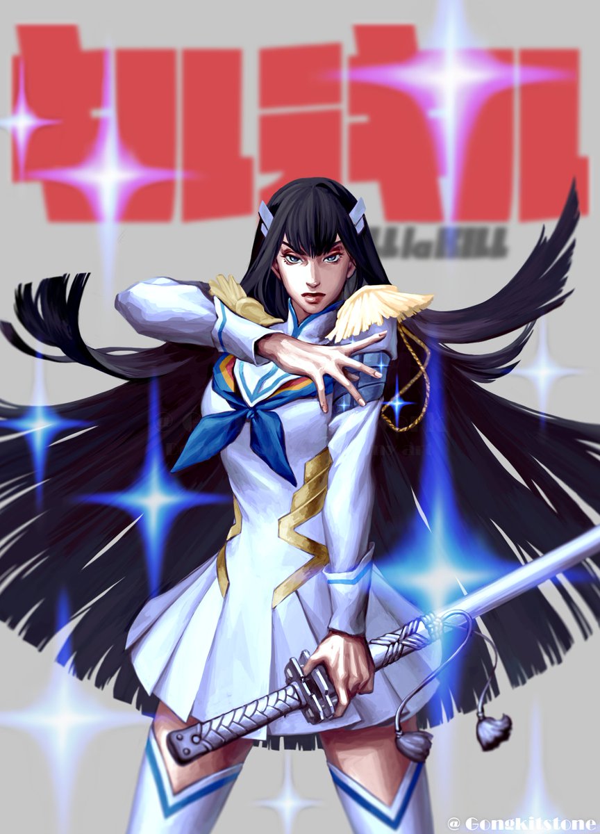 gongkitstone's tweet photo. 킬라킬 포스터샷 모작
#원작장면_내그림체로_그리기
#KillLaKill #TRIGGER https://t.co/i8sdSd9TgH