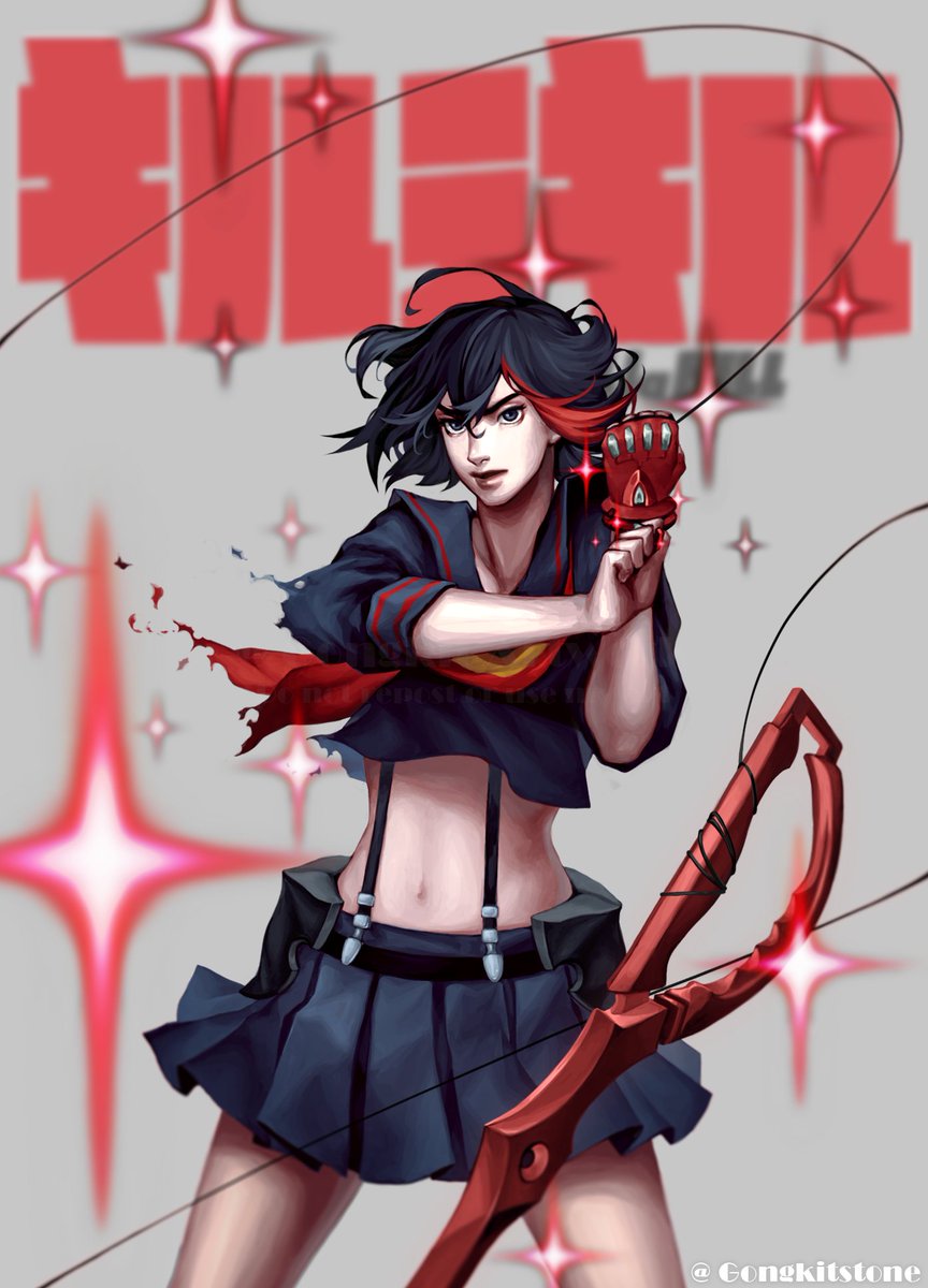 gongkitstone's tweet photo. 킬라킬 포스터샷 모작
#원작장면_내그림체로_그리기
#KillLaKill #TRIGGER https://t.co/i8sdSd9TgH