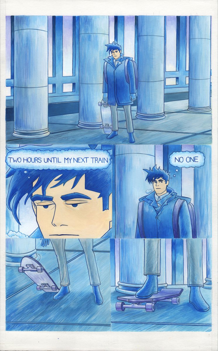 AndrewAvocado's tweet photo. Open World 1
Comic in gouache and watercolor #comics #gouache https://t.co/wyEK2EDmSZ