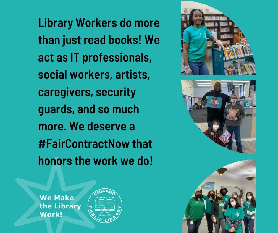 OWLCaucus's tweet photo. For children 1035 programs are scheduled: https://t.co/0xodSkdY55 bilingual story time, poetry writing, STEM workshops, ASL classes - so! much! How can @chicagosmayor not see that these workers need a ##FairContractNow ?! ##WeMakeChicagoWork https://t.co/ecUtDgHKFk
