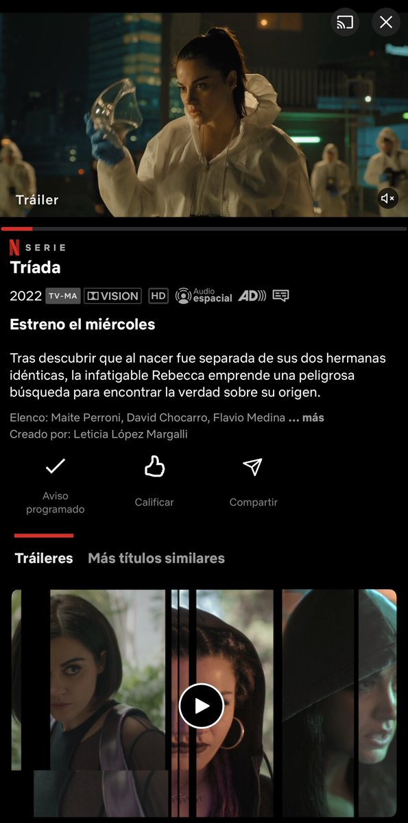 Ya tenemos activada la notificación para MAÑANA TRÍADA Y ustedes?