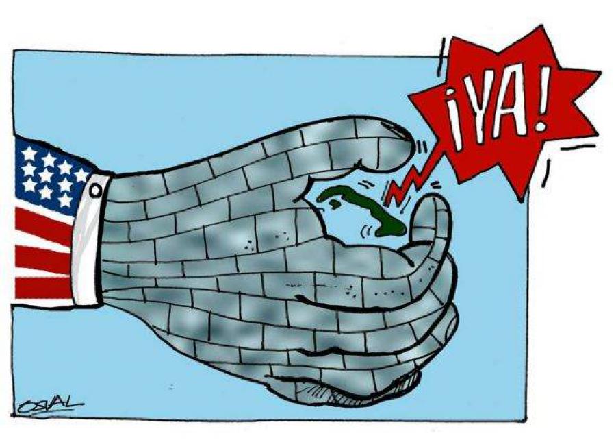FernandezMaryde's tweet photo. Es el más largo en la historia de la humanidad, es la expresión más elevada de una política cruel e inhumana, carente de legalidad y legitimidad y deliberadamente diseñada para provocar hambre, enfermedades y desesperación en la población cubana...#MejorSinBloqueo https://t.co/LnVZID7qK5