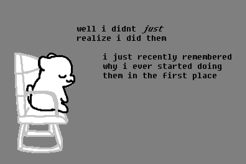cuptoast's tweet photo. my last comic is sad, so here is a happier one! sometimes it feels unfair or frustrating when things end, but i always end up smiling when i think about what used to be! https://t.co/HKH8otuY6k