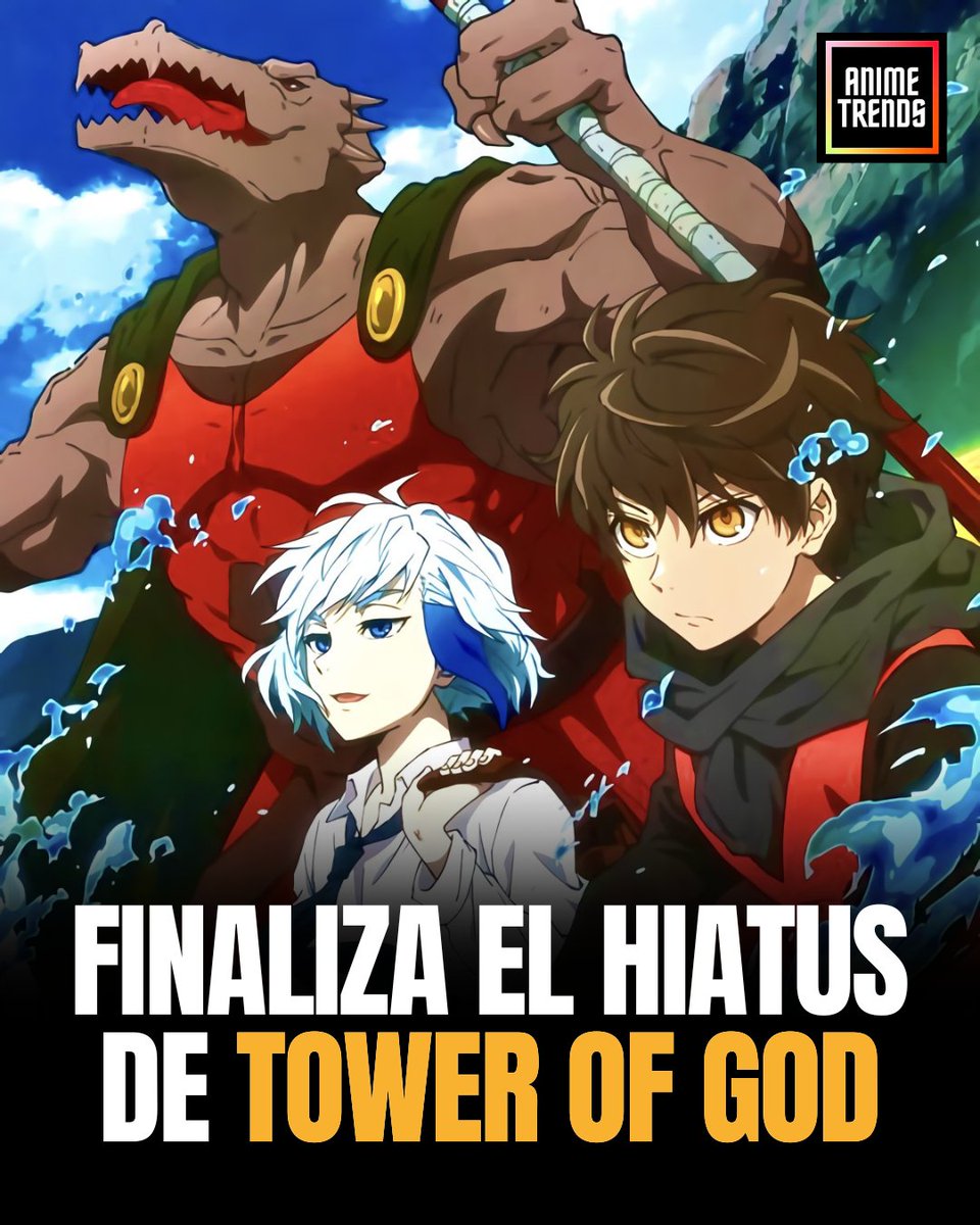 AnimetrendsLA's tweet photo. TOWER OF GOD regresa del hiatus, y además lo hace publicando 6 nuevos capítulos consecutivos.
La obra se había pausado en 2022 debido a condiciones de salud del autor.
#TowerOfGod #manwha https://t.co/P7isuhYRSh