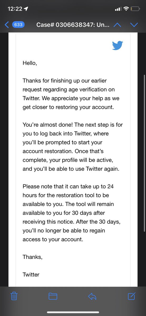 flowerpowe's tweet photo. @TwitterSupport  @ellagirwin please help me i’ve been messaging you guys for days i need my account back, i have this but it’s still saying locked 

case 0306638347 https://t.co/LrOmcBlCEZ