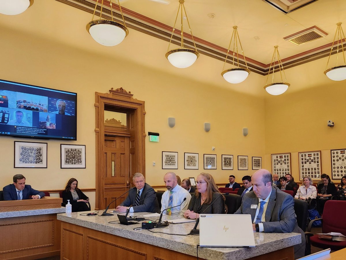 Thanks to representatives from <a href="/NFIB/">NFIB</a>, <a href="/MartinMarietta/">Martin Marietta</a> &amp; <a href="/ABPCopy/">ABT Automated Business Technologies</a> for testifying today on behalf of #SimplifyCOSalesTax in support of SB23-143, which passed unanimously to the Senate Appropriations Committee!
<a href="/COHouseGOP/">Colorado House Republicans</a> <a href="/COHouseDem/">COHouseDems</a> <a href="/COSenDem/">Colorado Senate Democrats</a> <a href="/ColoSenGOP/">Colorado Senate Republicans</a> <a href="/SteveFenberg/">Steve Fenberg</a> <a href="/SenatorKVW/">Kevin Van Winkle</a>