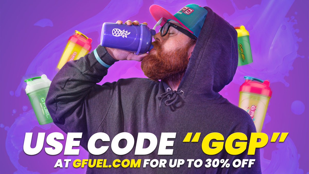 GGPineapples's tweet photo. I will FOREVER remember today as the day I was partnered with my favorite brand/company @GFuelEnergy !!!

I am proud to announce you can now use code GGP @ https://t.co/px6nd0ELLa to save up to 30% off!!!

I’ve supported and used this brand for over 8 years, collecting everything possible, including every G FUEL shaker, while making some of the very best friends ever! On top of this, getting to work for this company has been an absolute dream job, and I never would have ever expected I would end up getting to be an official ambassador of my favorite brand! ⚡️THANK YOU #GSQUAD 💜

🛒: https://t.co/8BFO90SeBH