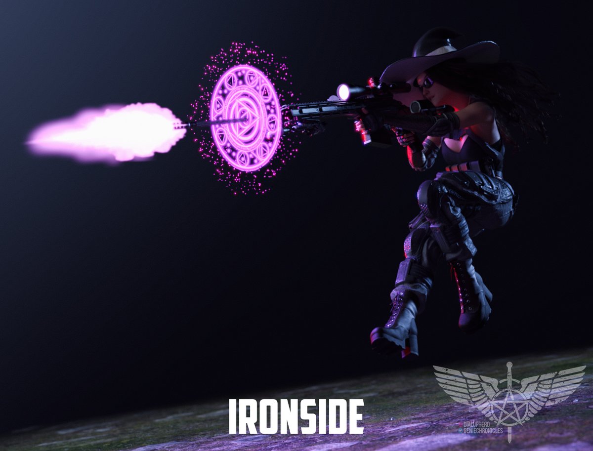 GenieChronicles's tweet photo. witches + uniforms + heavy weapons, can't go wrong https://t.co/9RuxfTB1jm