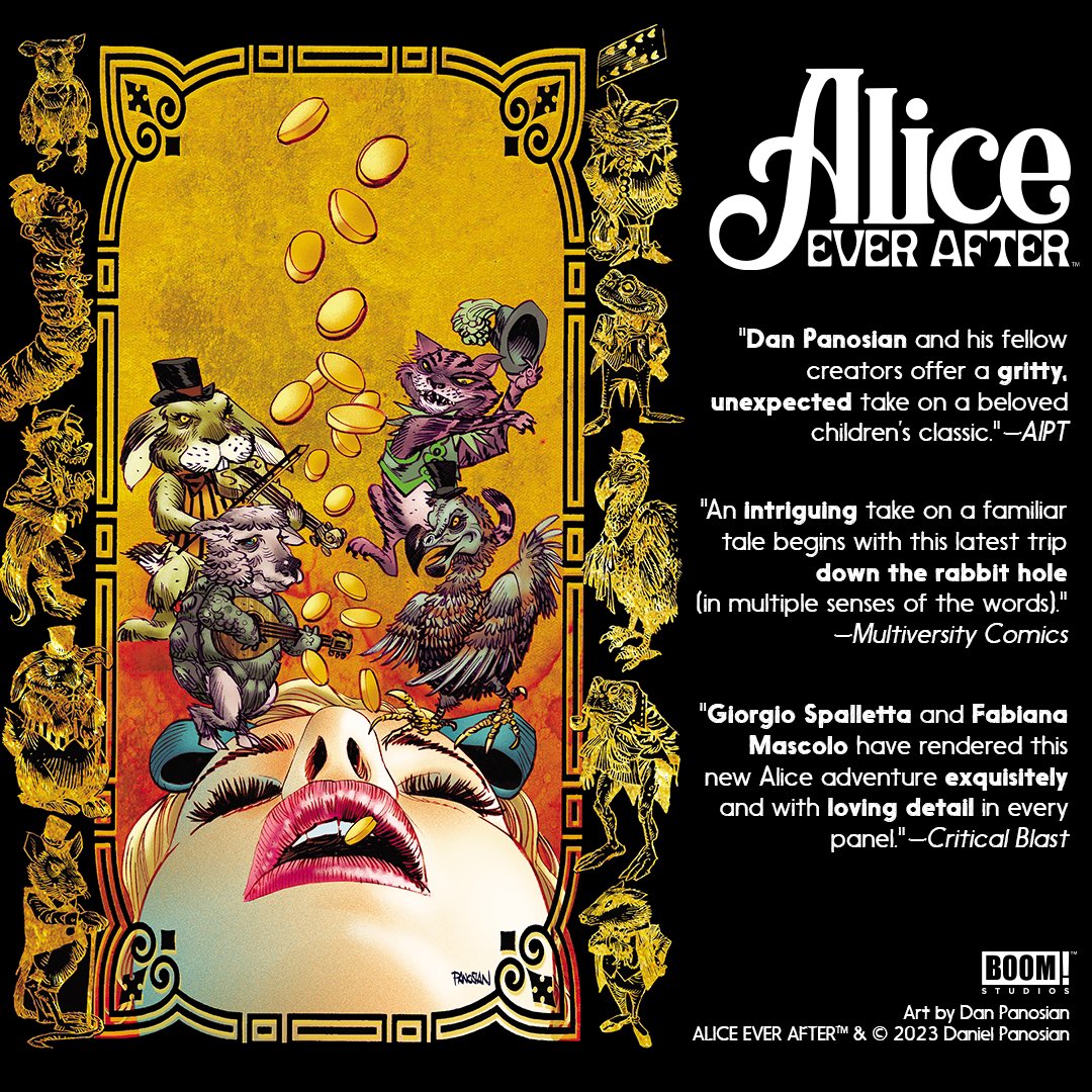 boomstudios's tweet photo. Readers are loving #AliceEverAfter!
It's not too late to join the tea party yourself - pick up a copy today! ➜ https://t.co/SKnPBUVFWP https://t.co/Ye9Tkz42rh