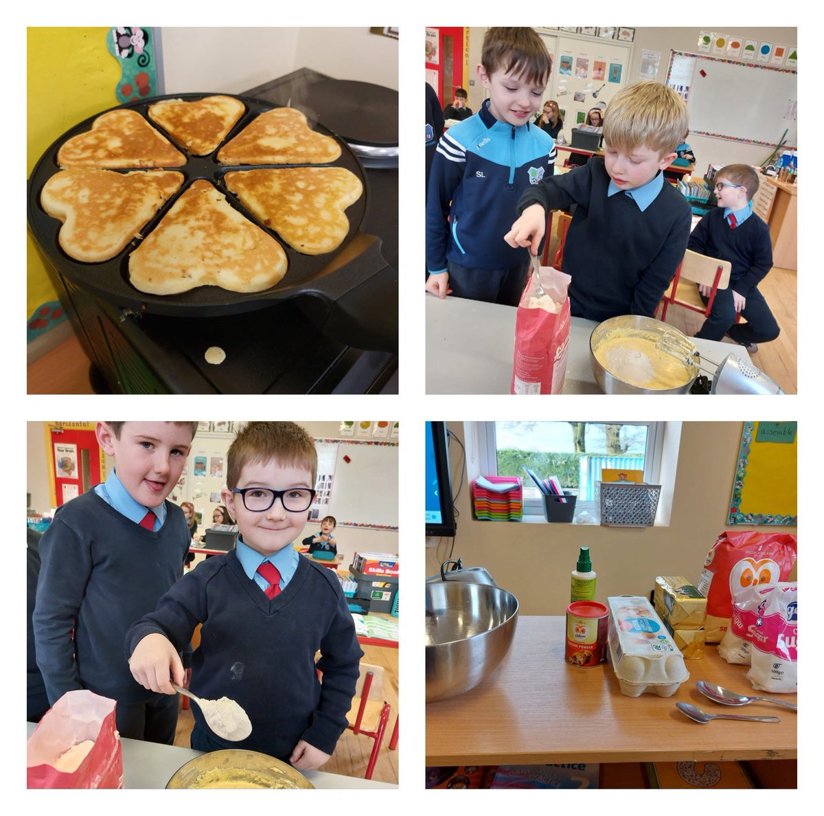 BallinderryNS's tweet photo. Pancake Tuesday and everyone got to enjoy yummy pancakes today! https://t.co/mYyOhVp2lT