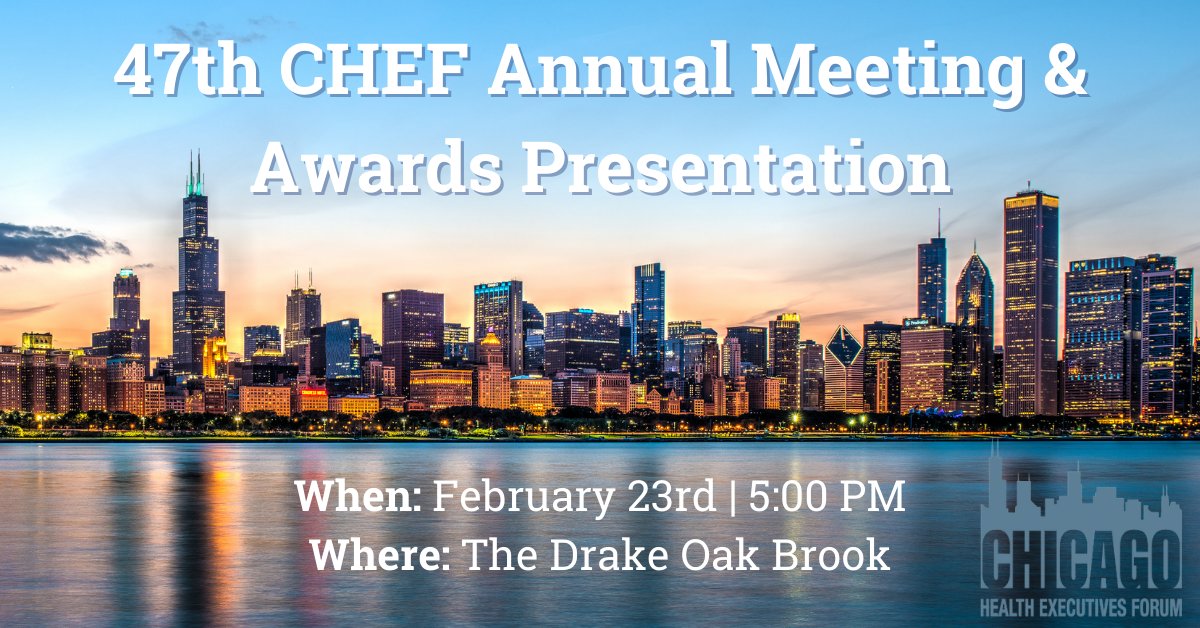 ChicagoACHE's tweet photo. Our Annual Meeting is the most well-attended event of the year. Registration is still open. Don’t miss out! #ChicagoACHE https://t.co/qvH7HUkVTF https://t.co/mffy3RUnW1