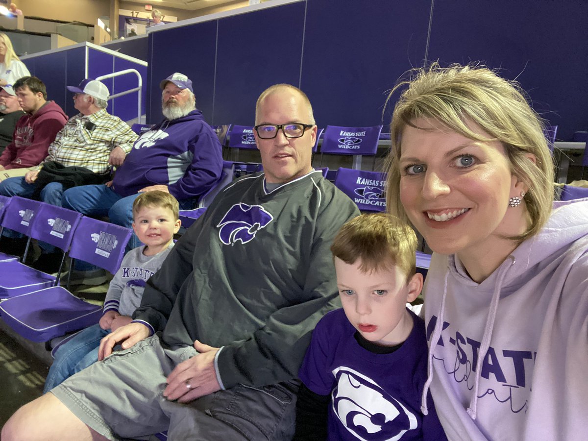 Excited for our 1st men’s basketball game with the boys! #KstateMBB