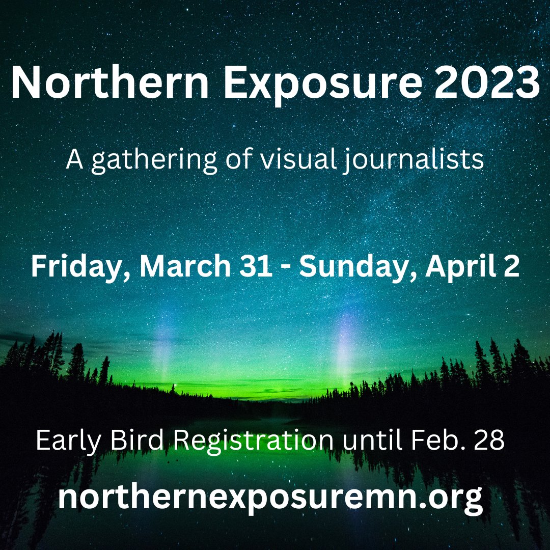 The Hubbard School of Journalism and Mass Communication is hosting the third Northern Exposure, A Gathering of Visual Journalists. Join us March 31 - April 2. Learn more at northernexposuremn.org #northernexposure #photography #photojournalism #umn