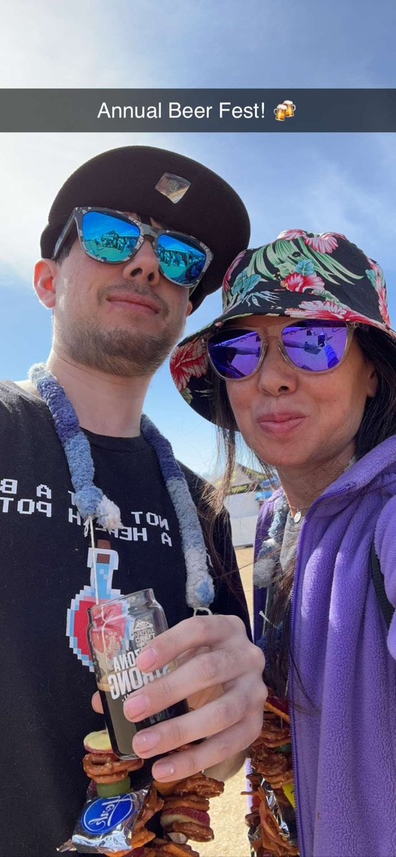 hula4me's tweet photo. My beer fest buddy! #cheers 🍻 #AZBeerWeek #PancakeDay 🥞 https://t.co/2HwxO50fz0