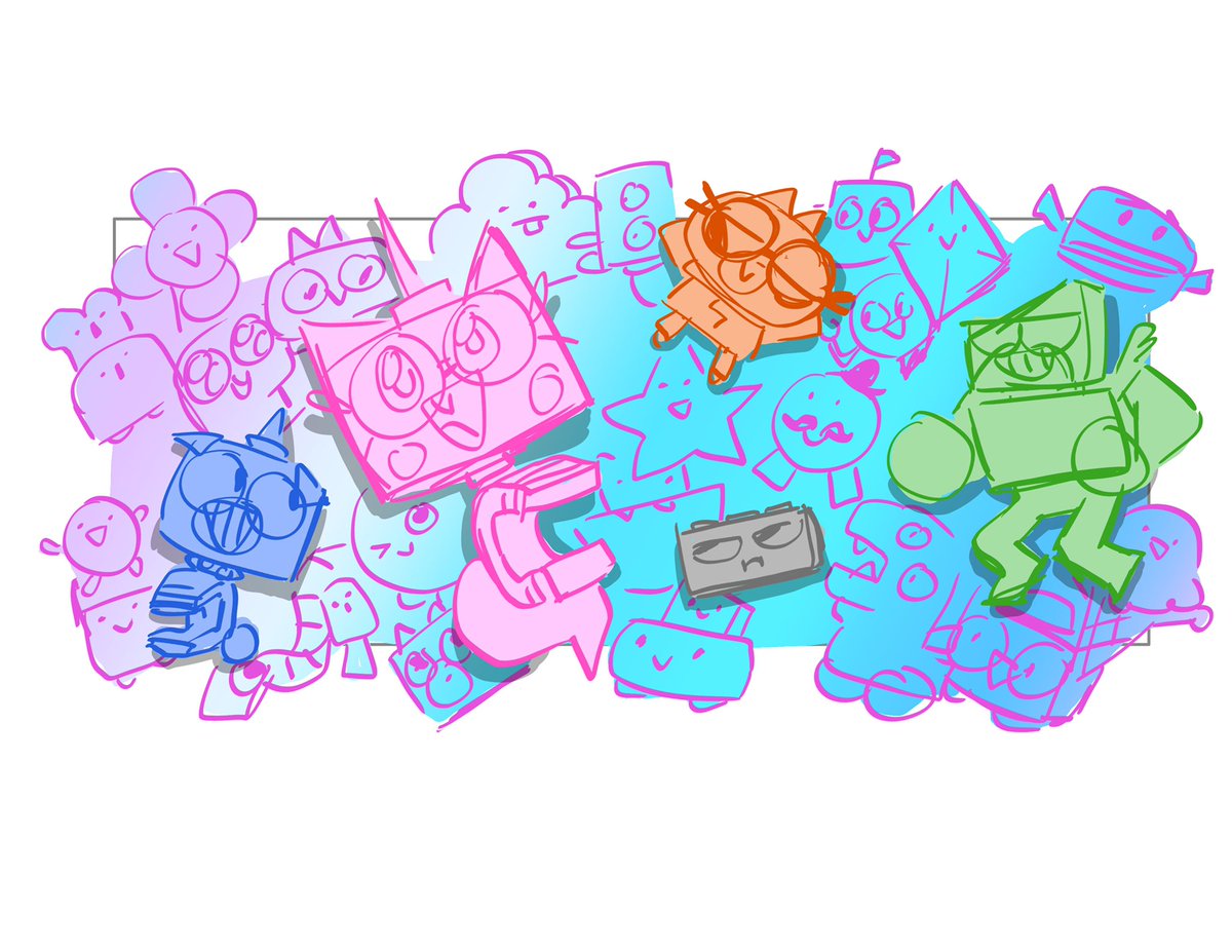 Unikitty! Billboard Concept Art (2018)