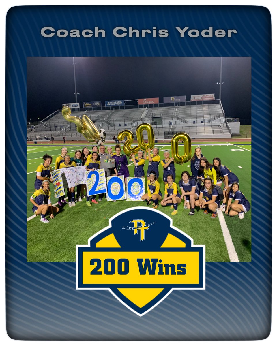 Congrats on the milestone Coach Yoder!!! PT is proud of you and the Lady Pirates!!! <a href="/PTISDAthletics/">PTISD Athletics</a> <a href="/PineTreeHighSc1/">Pine Tree High School</a>