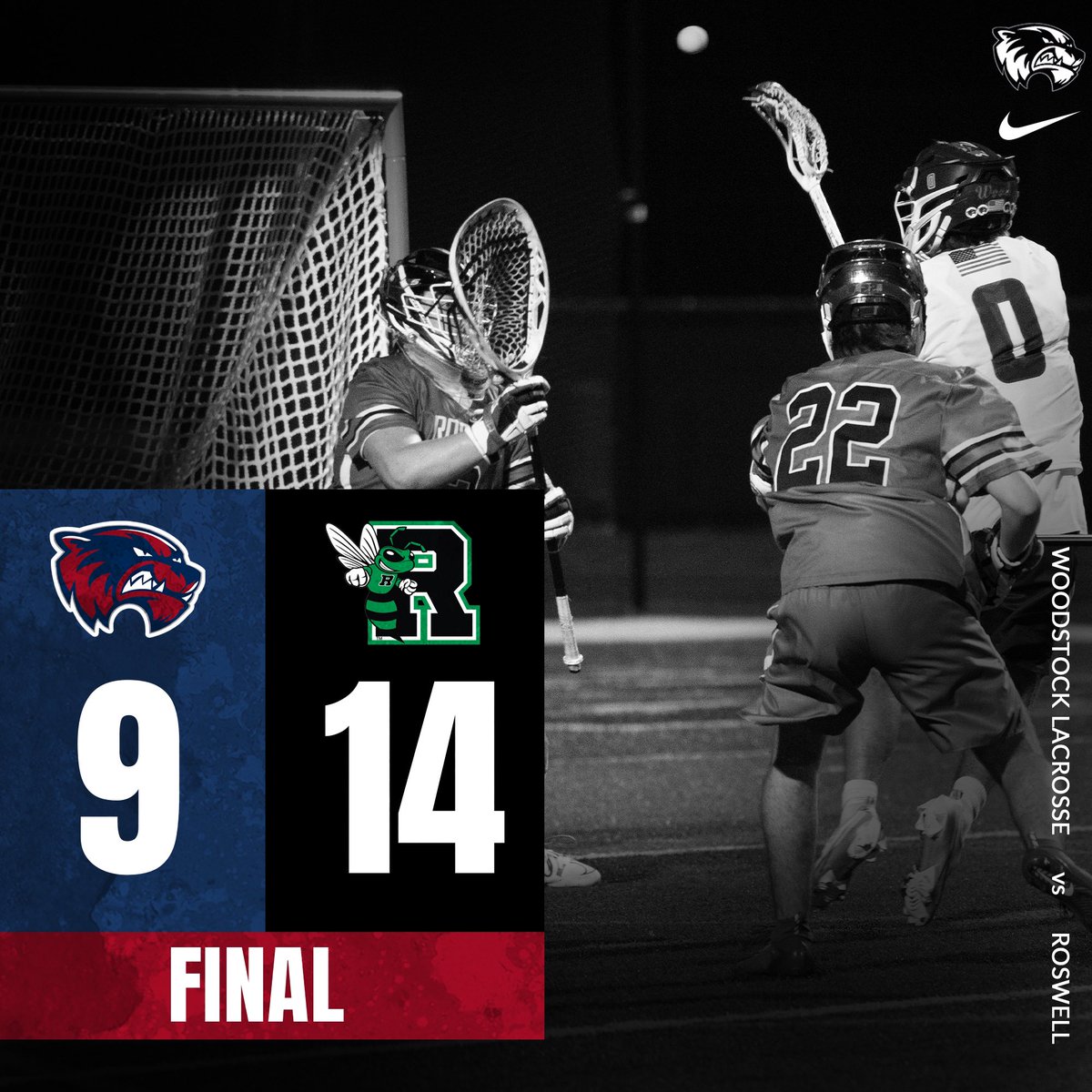 WoodstockLax1's tweet photo. The offense was on display as Woodstock took Roswell to the half knotted up at 6 a piece. Roswell broke away in the 3rd but Woodstocks heart was remembered this evening. An evening of growth and resilience. Staying focused for the next one.
.
.
#whs #whslax #lacrosse #growthem https://t.co/3UWFNb9mHe