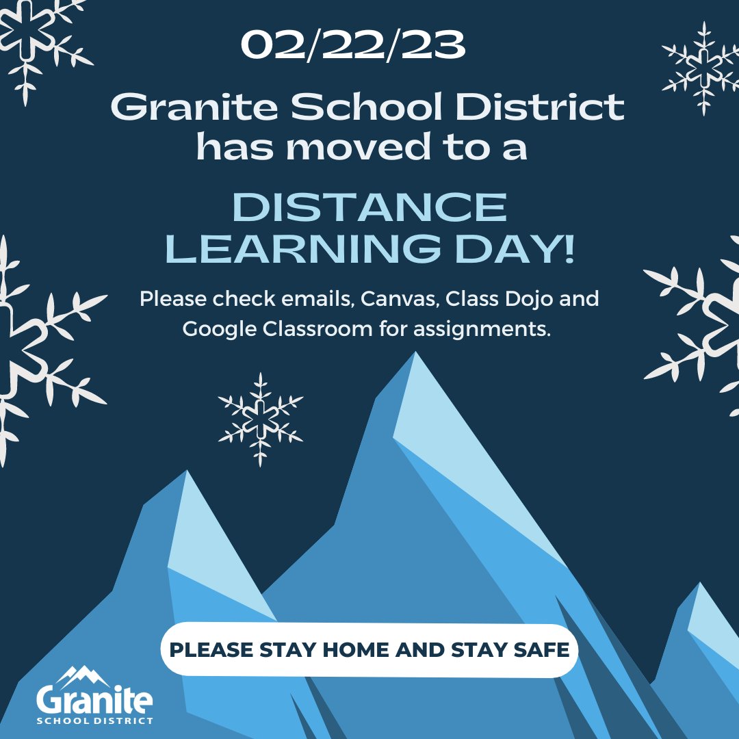 Granite School Dist. on Twitter "Granite School District will