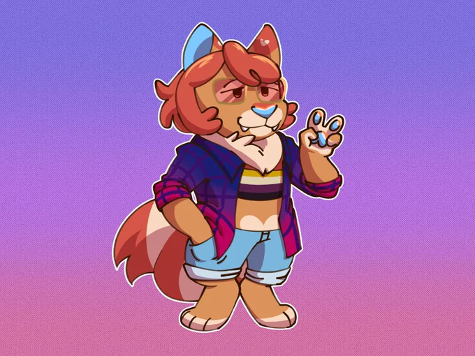 how has no one made bisexual flag color flannels like PLEASE CAPITALIZE ON THIS SHIT I WANT IT SO BAD (last pic by @/AnarchAce ) 