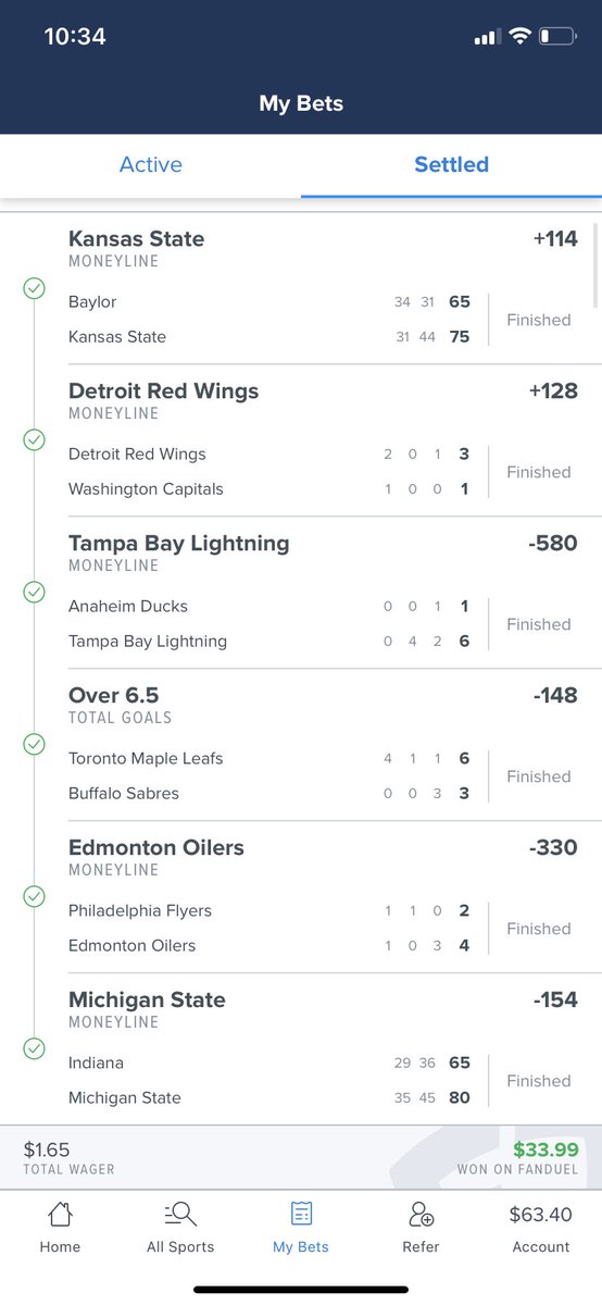 Started day with $9.  Combined some picks from @DeadPresPicks @MCbets__  and others from #GamblingTwitter #startedfromthebottom