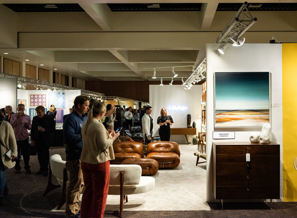 PalmSpringsMOD's tweet photo. Still reeling from the weekend! Grateful for the sponsors, exhibitors, partners &amp; attendees who made the 23rd Annual @palmspringsmod the best year yet. 

Mark your calendars for the next Palm Springs Modernism Show:

Preview Party: October 20, 2023
Fall Show: October 21-22, 2023 https://t.co/972Mneialz