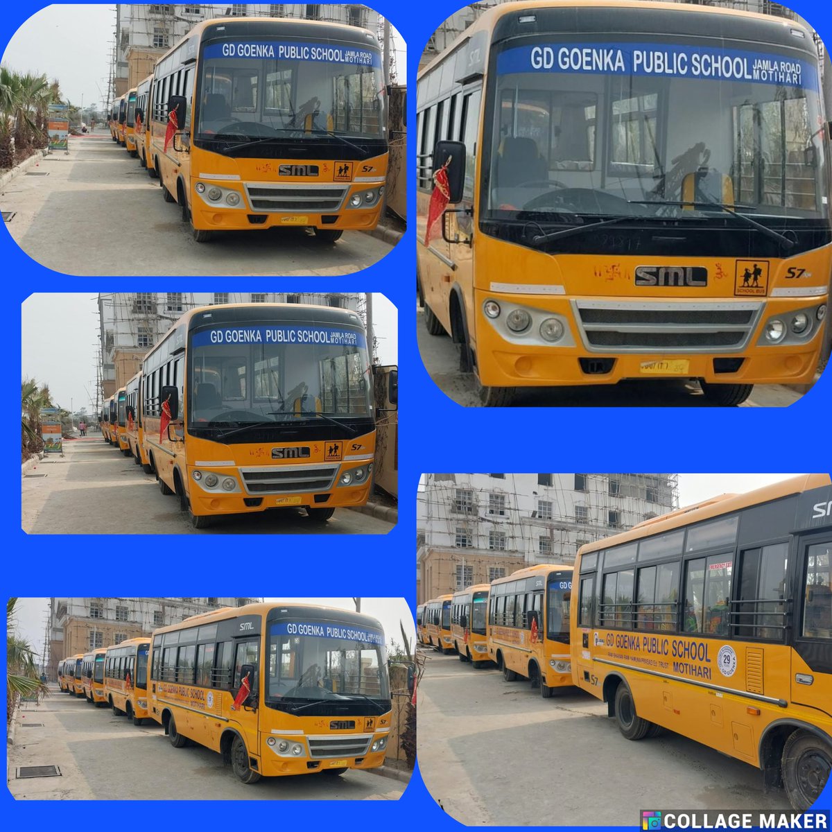 GDGoenkaPublic2's tweet photo. It’s A Good Day When A GD Goenka School Bus Driver Gets On The School-Bus With You…Our First Fleet Of AC Buses is ready.
Our School Bus Drivers Will Transport Children To Their Future….* https://t.co/HKlbHc7CfT