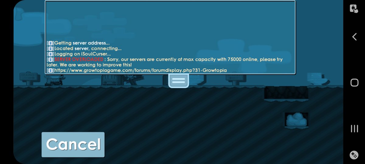MistSGM's tweet photo. @growtopiagame THIS HAS BEEN GOING FOR 10 HOURS, UBISOFT. FIX YOUR DAMN SERVERS. https://t.co/gqj0HFBJRv