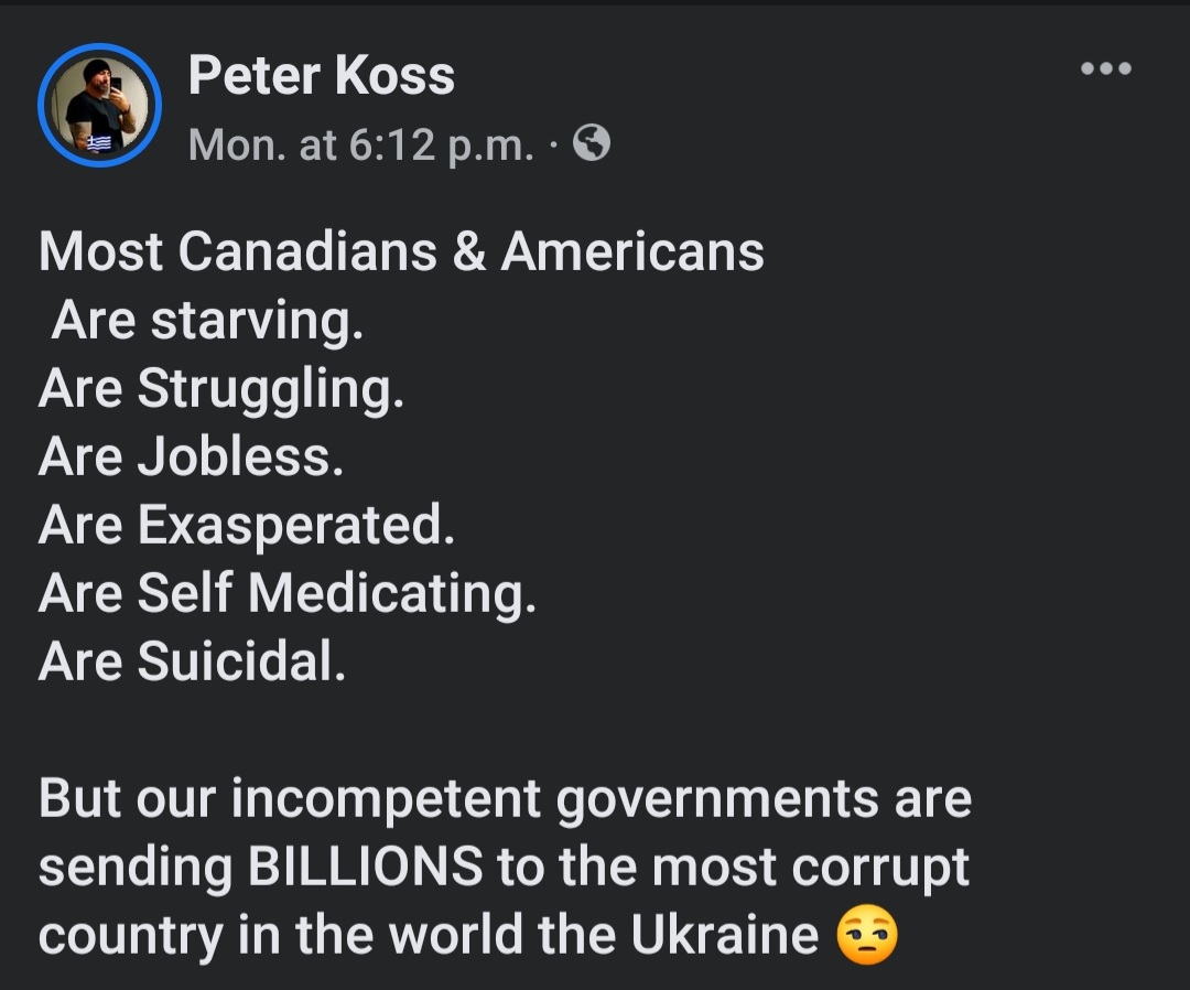 PeterKoss9's tweet photo. #USA #Canada #Ukraine https://t.co/8PKKVgVsft