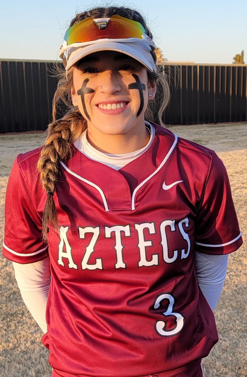 Adrian Telas (@a_telas) on Twitter photo 🥎AZTECS WIN DISTRICT OPENER,
20- 7🥎
WP: V. SOLIS, 7.0IP,1K
A. CHAPA 5-5, 2RBI'S,2HR
M. DAVIS,4-5, 4RBI,HR
J. SCHMIDT,3-5, 2RBI'S, HR
L. MARTINEZ, 3-3, RBI
C. VARGAS,2-5,4RBI'S
V. SALINAS,1-5,1RBI
S.SANCHEZ,1-5
<a href="/Fchavezeptimes/">Felix Chavez</a>
<a href="/EDAztecs_HS/">Venessa Betancourt</a>
<a href="/Coach1Martinez/">Frank Martinez</a>
<a href="/TexHSSoftball/">Texas HS Softball</a> 🥎AZTECS WIN DISTRICT OPENER,
20- 7🥎
WP: V. SOLIS, 7.0IP,1K
A. CHAPA 5-5, 2RBI'S,2HR
M. DAVIS,4-5, 4RBI,HR
J. SCHMIDT,3-5, 2RBI'S, HR
L. MARTINEZ, 3-3, RBI
C. VARGAS,2-5,4RBI'S
V. SALINAS,1-5,1RBI
S.SANCHEZ,1-5
<a href="/Fchavezeptimes/">Felix Chavez</a>
<a href="/EDAztecs_HS/">Venessa Betancourt</a>
<a href="/Coach1Martinez/">Frank Martinez</a>
<a href="/TexHSSoftball/">Texas HS Softball</a>